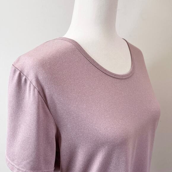 32 Degrees Women's Cool Athletic Tee Sz L Purple Short Sleeve Scoop Neck Stretch - Picture 3 of 8